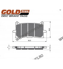 Placute de frana fata GOLDFREN 379 S3 797.S3.79 / 575-940 GOLDFREN Placute Frana GOLDFREN 118,00 lei 106,20 lei 99,16 lei 89,...