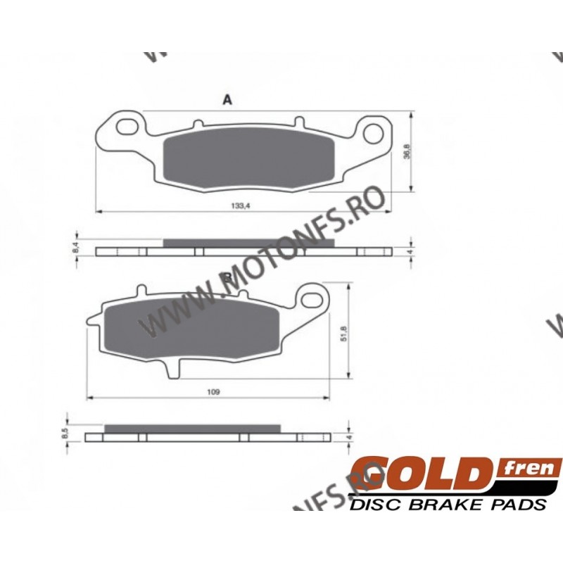 GOLDFREN Placute de frana spate 124 S3 797.S1.24/585-920 GOLDFREN Placute Frana GOLDFREN 118,00 lei 106,20 lei 99,16 lei 89,2...