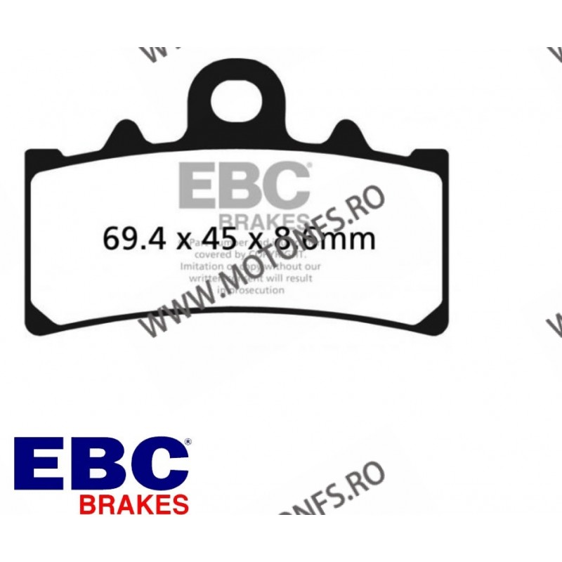 EBC Placute de frana fata FA606 230.FA606 / 570-877 EBC BRAKES Placute Frana EBC 129,00 lei 116,10 lei 108,40 lei 97,56 lei -10%