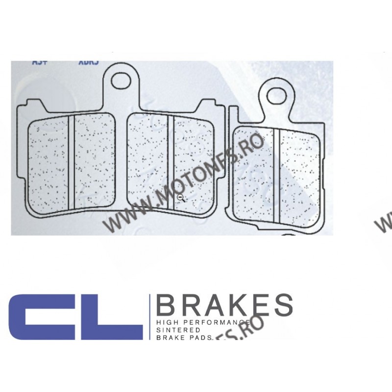 CL BRAKES Placute de frana fata1216 XBK5 (4 bucati in kit) 69x51,4x9 mm / 28,8x51,7x9 mm (W x H x T) 200.1216.SB	/ 575-869 CL...
