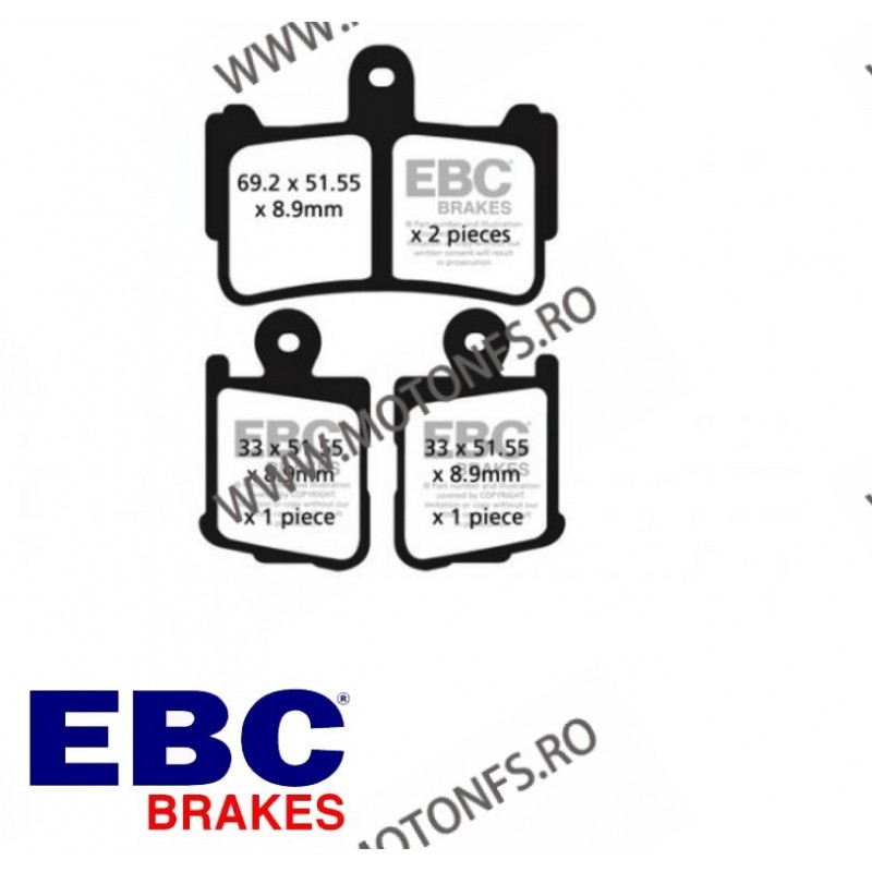 EBC Placute de frana fata FA499/4HH 230.FA499/4HH / 575-869 EBC BRAKES Placute Frana EBC 240,00 lei 216,00 lei 201,68 lei 181...