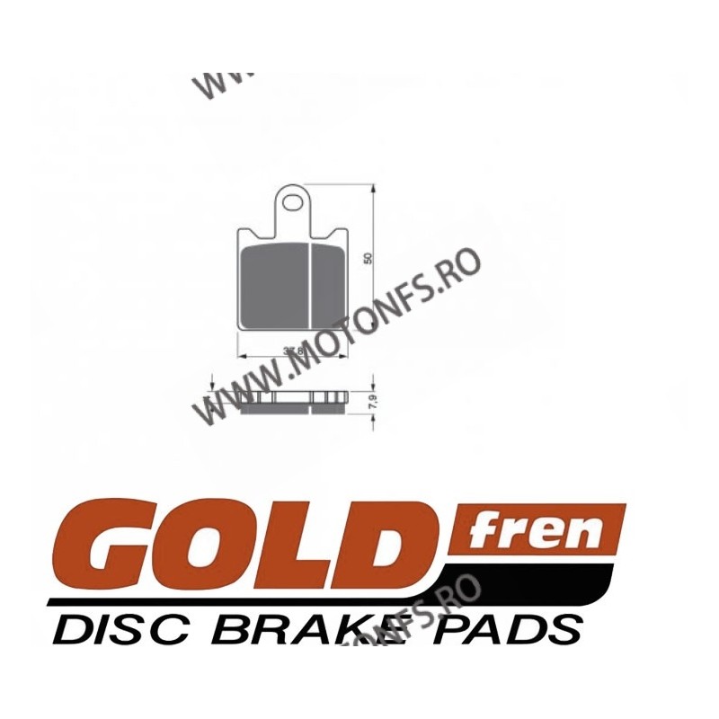 GOLDFREN Placute de frana fata 249 AD (4 bucati in kit) 797.A2.49 / 575-838 GOLDFREN Placute Frana GOLDFREN 99,00 lei 89,10 l...