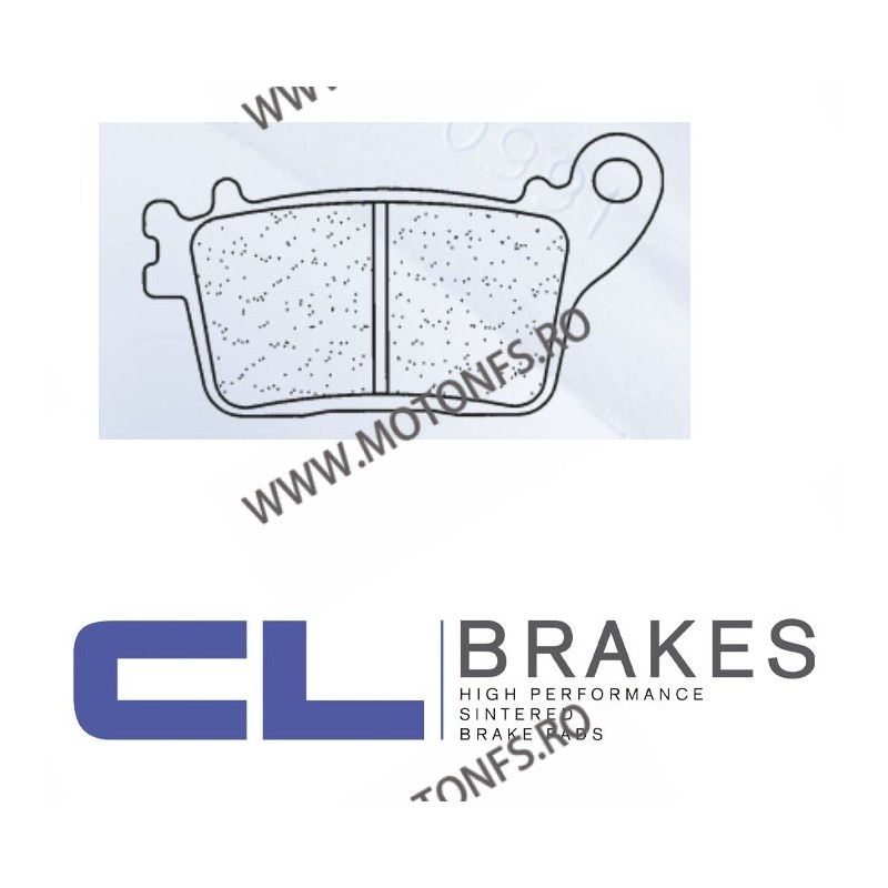 CL BRAKES Placute de frana spate 1174 RX3 77,5x42,3x10,4 mm (W x H x T) 200.1174.RX / 585-834 CL BRAKES Placute Frana CL BRAK...