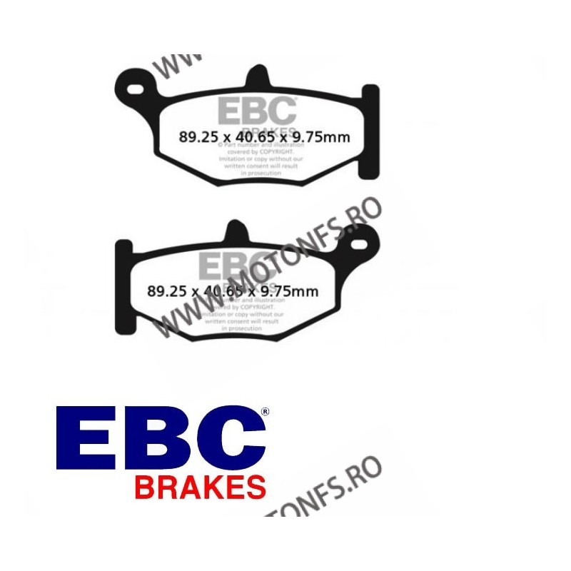 EBC Placute de frana spate FA419 230.FA419 / 585-833 EBC BRAKES Placute Frana EBC 114,00 lei 102,60 lei 95,80 lei 86,22 lei -10%