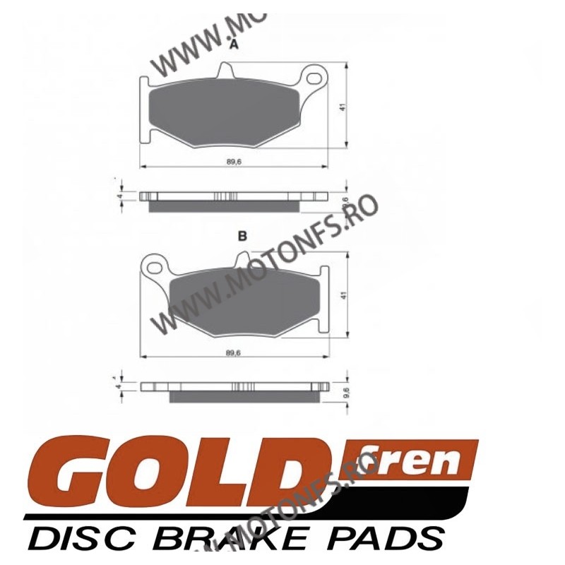 GOLDFREN Placute de frana spate 241 S3 797.S2.41 / 585-833 GOLDFREN Placute Frana GOLDFREN 118,00 lei 106,20 lei 99,16 lei 89...