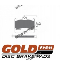 GOLDFREN Placute de frana fata 207 AD 797.A2.07  / 575-782 GOLDFREN Placute Frana GOLDFREN 99,00 lei 89,10 lei 83,19 lei 74,8...