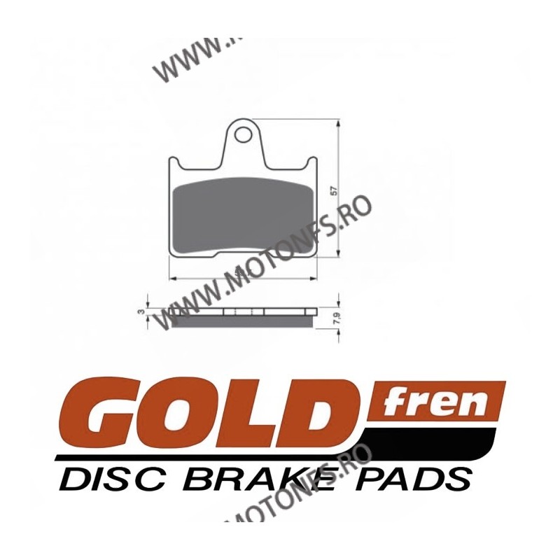 GOLDFREN Placute de frana spate 148 S33 STREET Spate 797.41.48 / 585-765 / 585-715 GOLDFREN Placute Frana GOLDFREN 144,00 lei...