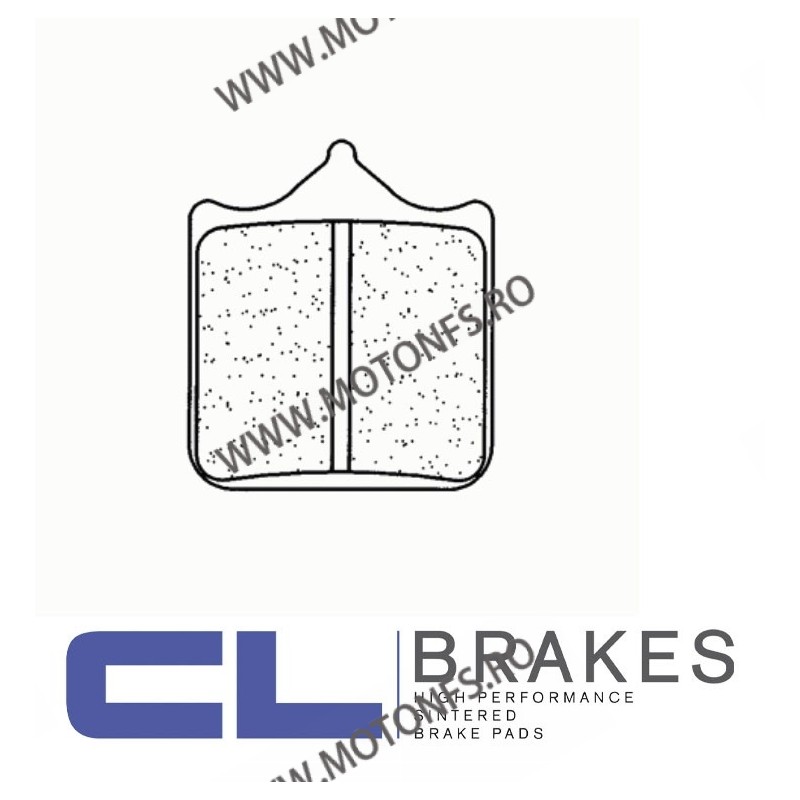CL BRAKES Placute de frana fata 1033 A3+ (4 bucati in kit) 35x40,5x7,5 mm (W x H x T) 200.1033.A3-4 / 575-762 CL BRAKES Placu...