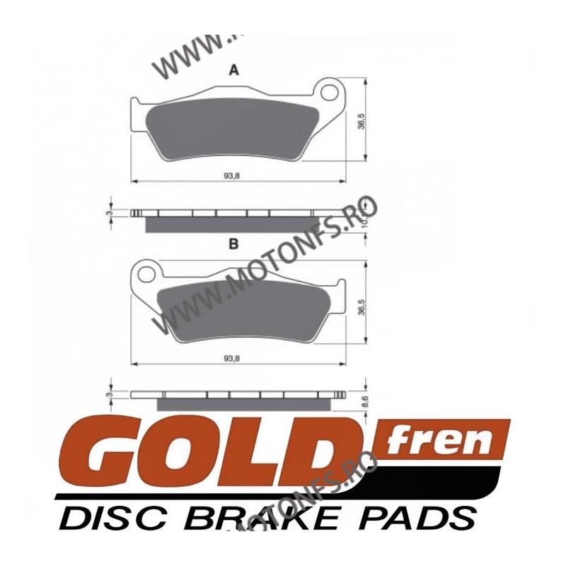 GOLDFREN Placute de frana spate 292 S3 797.S2.92 / 585-742 GOLDFREN Placute Frana GOLDFREN 118,00 lei 106,20 lei 99,16 lei 89...