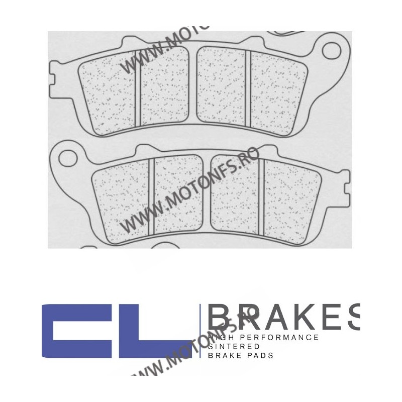 CL BRAKES Placute de frana fata 2602 A3+ 115x38,8x8,5 mm (W x H x T) 200.2602.A3 / 585-736 / 585-722 / 575-721 CL BRAKES Plac...