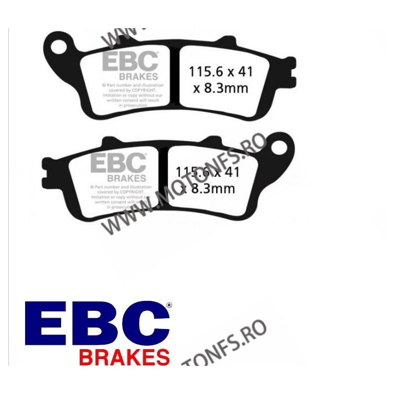 EBC Placute de frana fata FA261HH 230.FA261HH / 585-736 / 585-722/ 575-721 EBC BRAKES Placute Frana EBC 233,00 lei 209,70 lei...