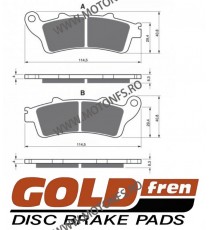 GOLDFREN Placute de frana fata 178 S33 STREET FRONT 797.41.78 / 585-736 / 585-722 / 575-721 GOLDFREN Placute Frana GOLDFREN 1...