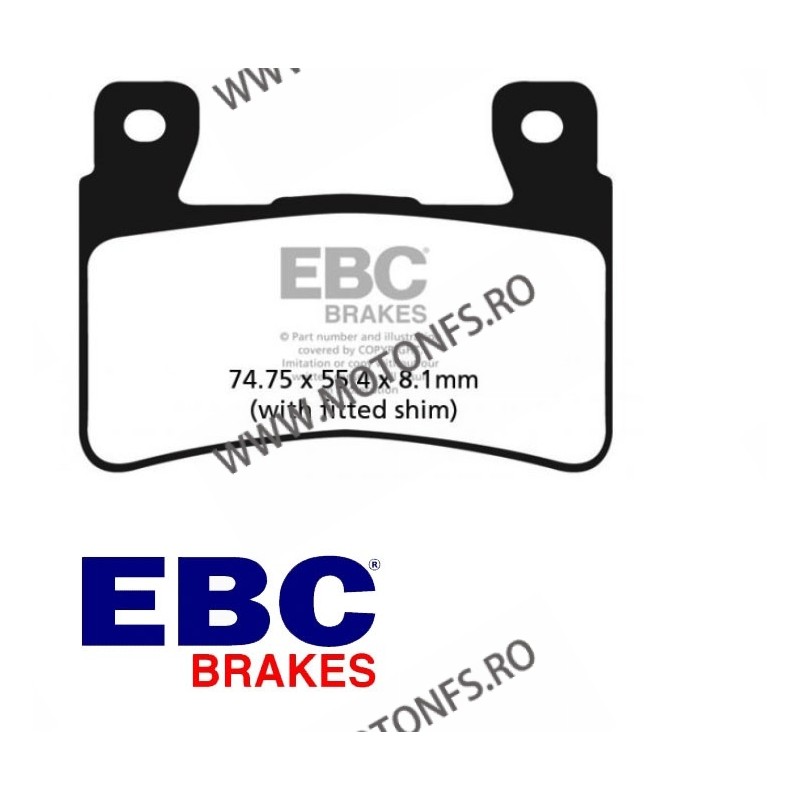 EBC Placute de frana fata FA265HH 230.FA265HH / 575-734 EBC BRAKES Placute Frana EBC 178,00 lei 160,20 lei 149,58 lei 134,62 ...
