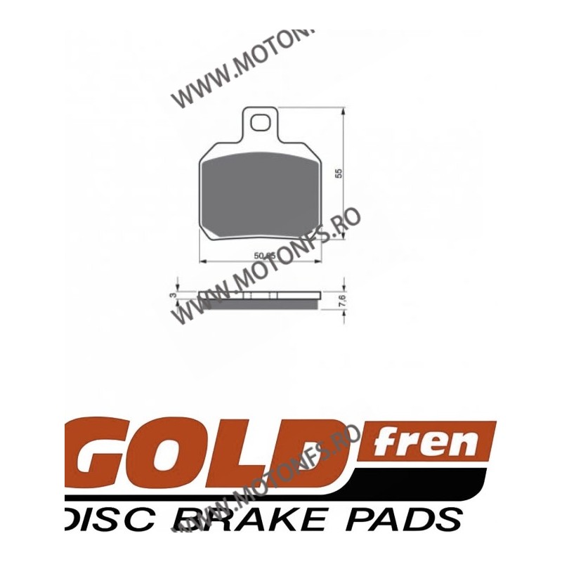 GOLDFREN Placute de frana spate 152 S3 797.S1.52 / 585-730 GOLDFREN Placute Frana GOLDFREN 118,00 lei 106,20 lei 99,16 lei 89...