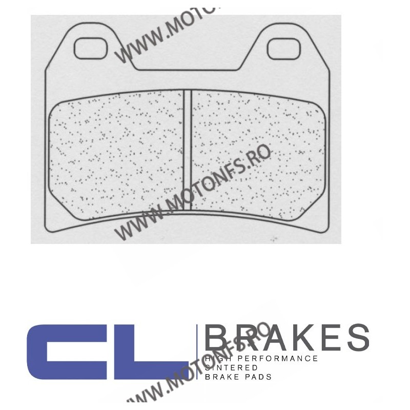 CL BRAKES Placute de frana fata 2539 C60 (C59) 75x55,5x8,5 mm (W x H x T) 200.2539.C4 / 575-706 CL BRAKES Placute Frana CL BR...