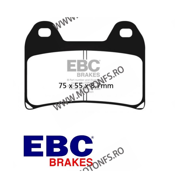 EBC Placute de frana fata FA244 230.FA244 / 575-706 EBC BRAKES Placute Frana EBC 123,00 lei 110,70 lei 103,36 lei 93,03 lei -10%