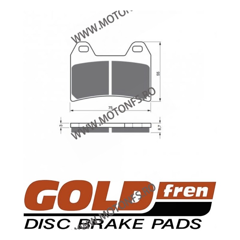 GOLDFREN Placute de frana fata 141 S3 797.S1.41 / 575-706 GOLDFREN Placute Frana GOLDFREN 118,00 lei 106,20 lei 99,16 lei 89,...