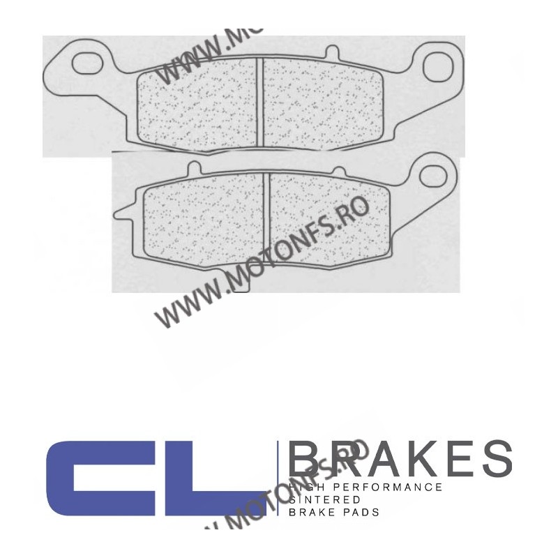 CL BRAKES Placute de frana fata (dreata) 2384 XBK5 / 109,3x44,4x8,3 mm (W x H x T) 200.2384.SB / 585-704 CL BRAKES Placute Fr...