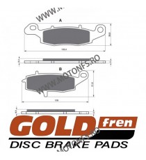 GOLDFREN Placute de frana fata (dreapta) 124 S3 797.S1.24 / 585-704 GOLDFREN Placute Frana GOLDFREN 118,00 lei 106,20 lei 99,...