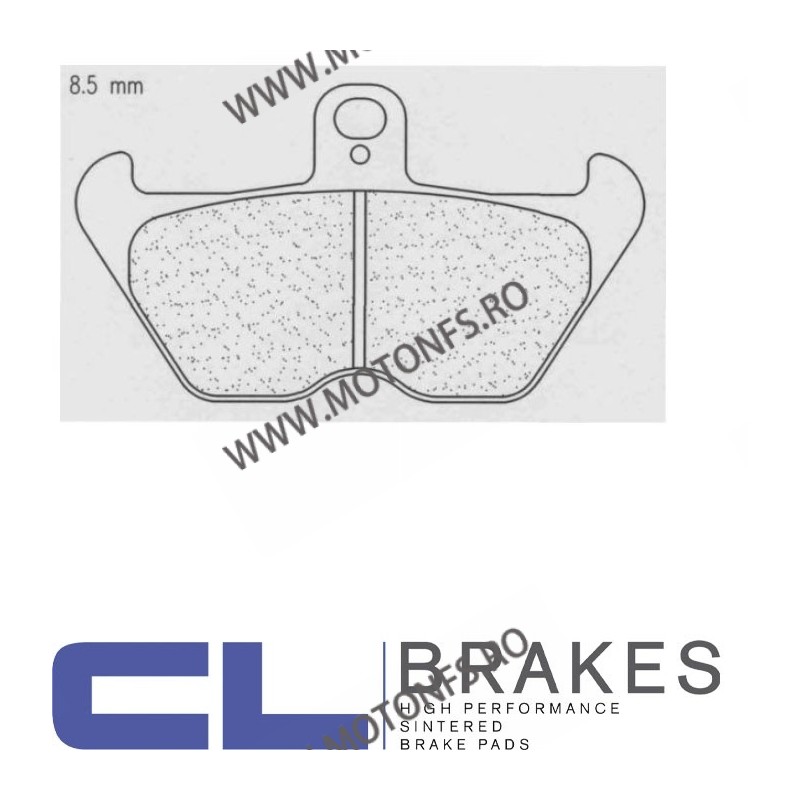 CL BRAKES Placute de frana fata 2430 A3+ / 99,8x55,8x8,5 (W x H x T) 200.2430.A3 / 575-703 CL BRAKES Placute Frana CL BRAKES ...