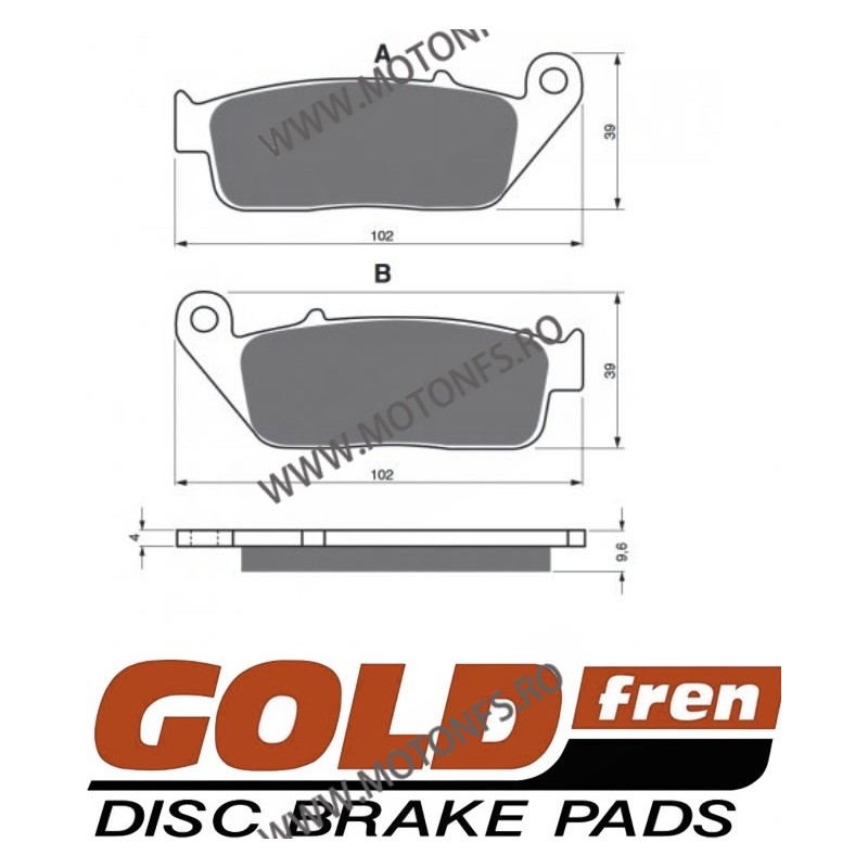 GOLDFREN Placute de frana 014 S3 797.S0.14 / 575-700 / 585-654 / 585-630 GOLDFREN Placute Frana GOLDFREN 118,00 lei 106,20 le...