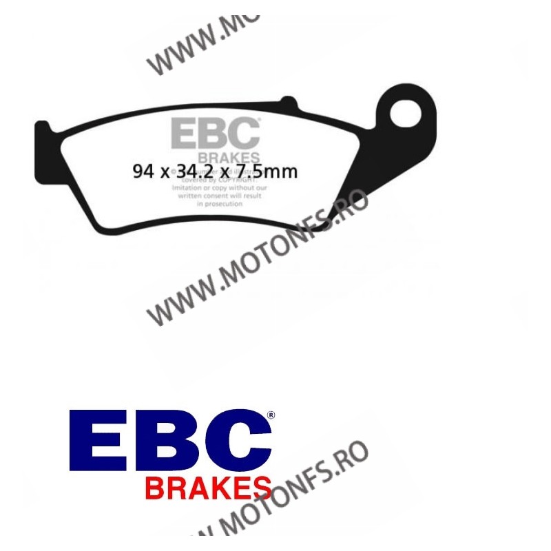 Placute de frana EBC FA185TT 230.FA185TT  / 550-694 / 560-694-5 EBC BRAKES Placute Frana EBC 109,00 lei 98,10 lei 91,60 lei 8...