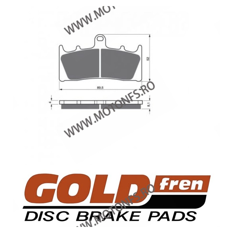 GOLDFREN Placute de frana 039 S33 STREET FRONT 797.40.39 / 575-686 GOLDFREN Placute Frana GOLDFREN 144,00 lei 129,60 lei 121,...