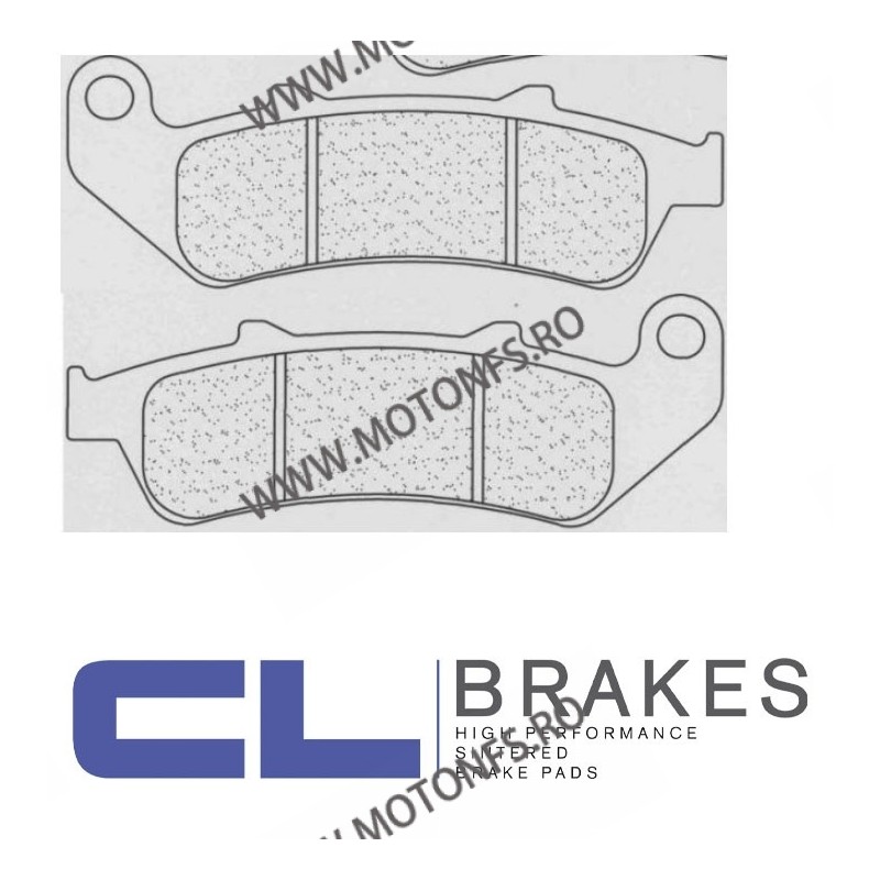 CL BRAKES Placute de frana spate 2257 RX3 / 125,4x45,8x8,5 mm (W x H x T) 200.2257.RX / 585-685 CL BRAKES Placute Frana CL BR...