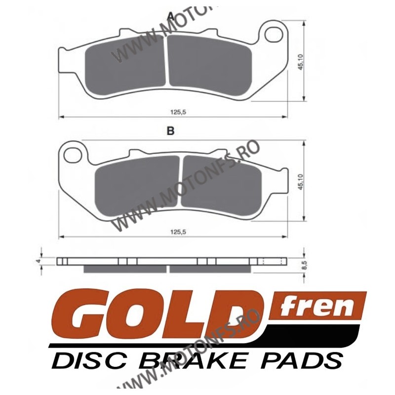 GOLDFREN Placute de frana spate 055 S3 797.S0.55 / 585-685 GOLDFREN Placute Frana GOLDFREN 118,00 lei 106,20 lei 99,16 lei 89...