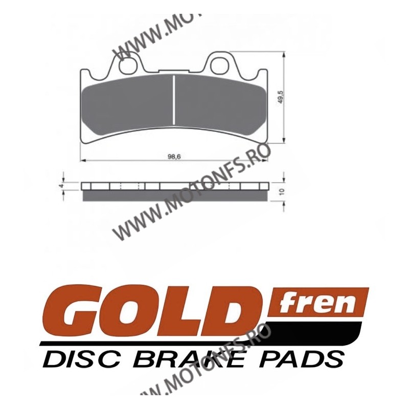 GOLDFREN Placute de frana fata 054 S3 797.S0.54 / 575-683 GOLDFREN Placute Frana GOLDFREN 118,00 lei 106,20 lei 99,16 lei 89,...