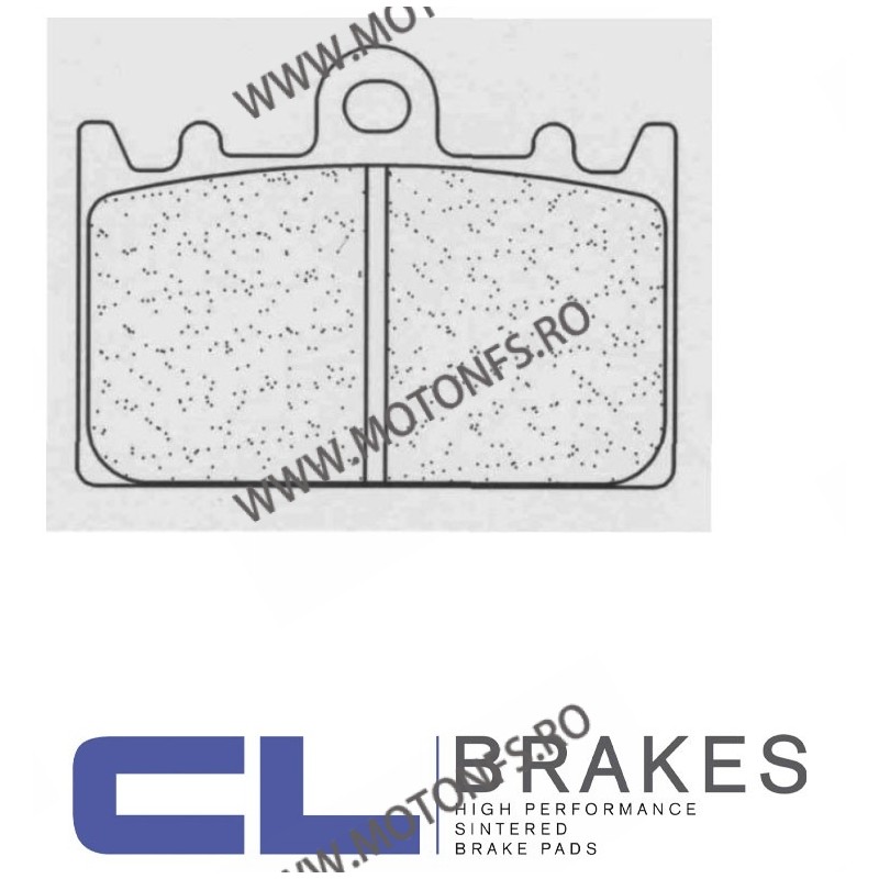 CL BRAKES Placute de frana fata 2363 A3+ / 59x43,6x8 mm (W x H x T) 200.2363.A3 / 575-666 CL BRAKES Placute Frana CL BRAKES 1...
