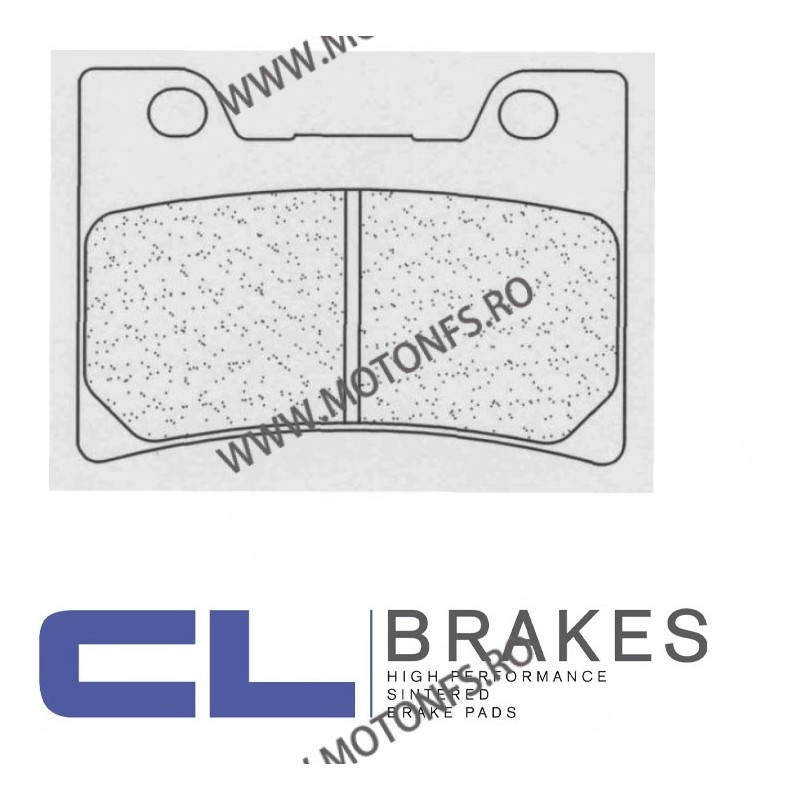CL BRAKES Placute de frana fata 2309 XBK5 / 75x54x10 mm (W x H x T) 200.2309.SB / 575-665 CL BRAKES Placute Frana CL BRAKES 1...
