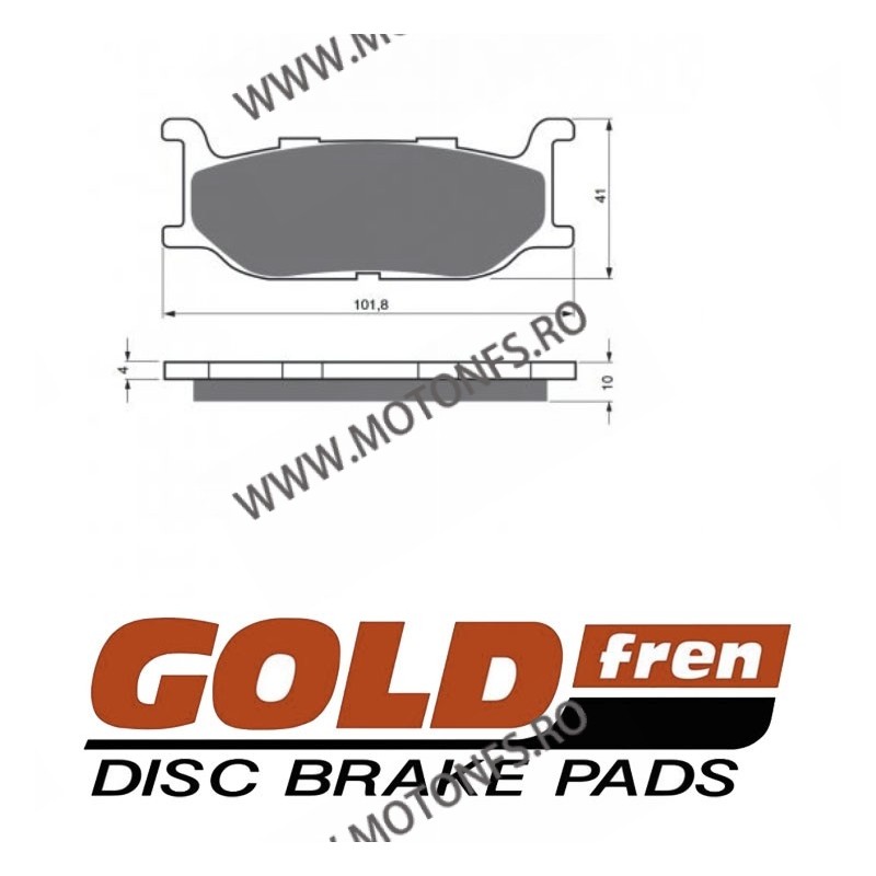 GOLDFREN Placute de frana 048 S33 STREET FRONT 797.40.48 / 575-663 GOLDFREN Placute Frana GOLDFREN 144,00 lei 129,60 lei 121,...