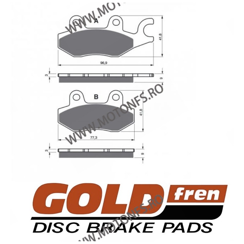 GOLDFREN Placute de frana fata 332 AD 797.A3.32 / 585-638 GOLDFREN Placute Frana GOLDFREN 99,00 lei 89,10 lei 83,19 lei 74,87...