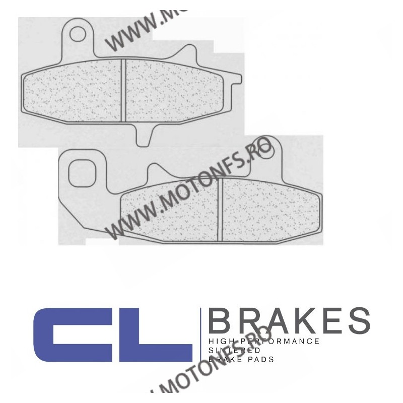 CL BRAKES Placute de frana fata 2308 A3+ / 97,5x58x10 mm / 117x48x9 mm (W x H x T) 200.2308.A3 / 575-626 CL BRAKES Placute Fr...