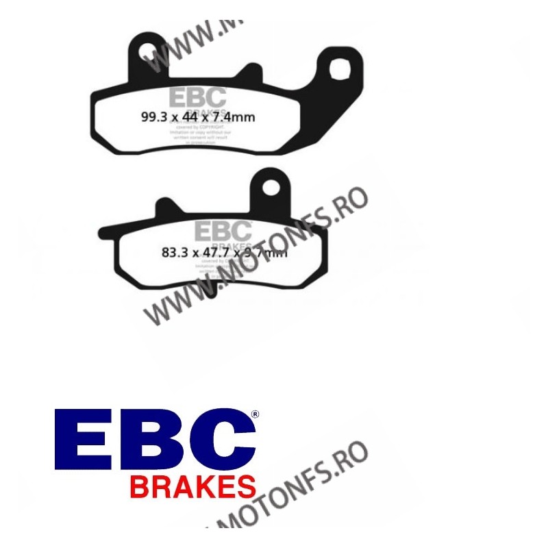 EBC Placute de frana spate FA157 230.FA157 / 585-635 EBC BRAKES Placute Frana EBC 123,00 lei 110,70 lei 103,36 lei 93,03 lei ...