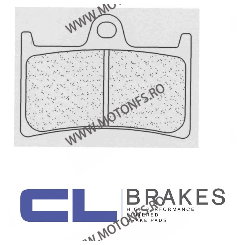 Placute de frana CL BRAKES 2361 C60 (C59) / 69,4x50,9x8,7 mm (W x H x T) 200.2361.C4 / 570-634 CL BRAKES Placute Frana CL BRA...