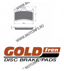 GOLDFREN Placute de frana 070 S33 STREET FRONT 797.40.70 / 570-634 GOLDFREN Placute Frana GOLDFREN 144,00 lei 129,60 lei 121,...