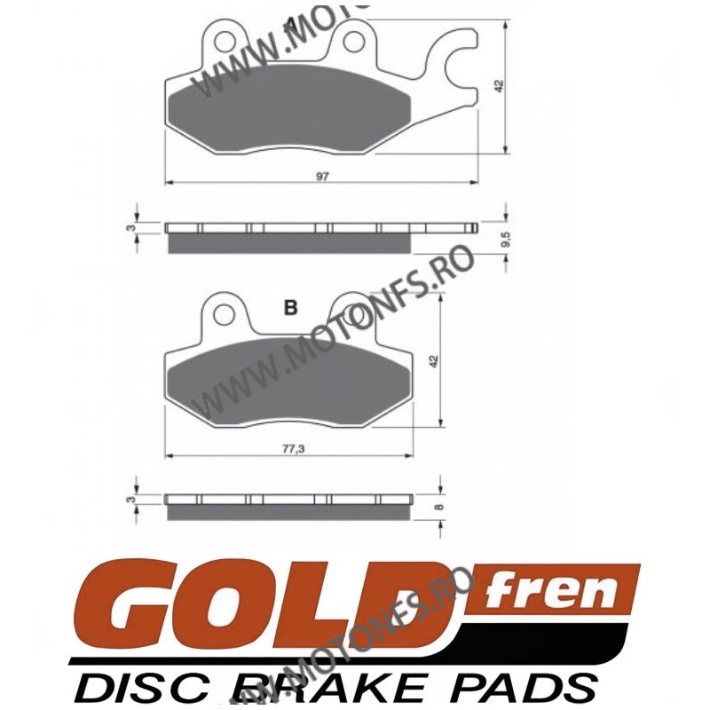 GOLDFREN Placute de frana spate 088 AD 797.A0.88 / 585-633 GOLDFREN Placute Frana GOLDFREN 99,00 lei 89,10 lei 83,19 lei 74,8...