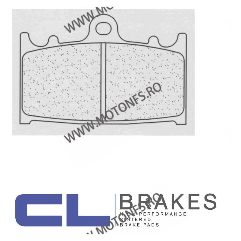 CL BRAKES Placute de frana fata 2251 XBK5 / 69,7x46,3x8 mm (W x H x T) 200.2251.SB / 570-631 CL BRAKES Placute Frana CL BRAKE...