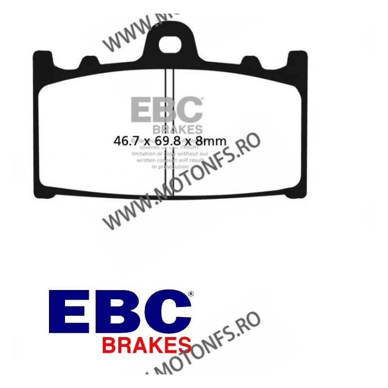 EBC Placute de frana fata FA158 230.FA158 / 570-631 EBC BRAKES Placute Frana EBC 123,00 lei 110,70 lei 103,36 lei 93,03 lei -10%