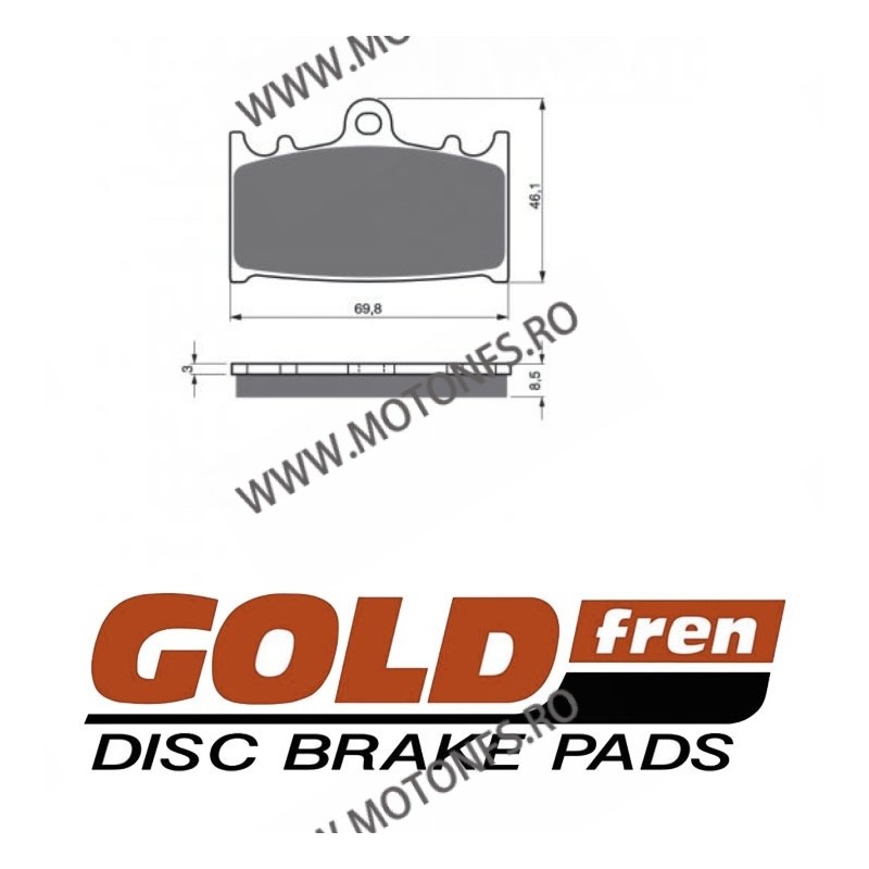 GOLDFREN Placute de frana fata 032 S3 797.S0.32 / 570-631 GOLDFREN Placute Frana GOLDFREN 118,00 lei 106,20 lei 99,16 lei 89,...