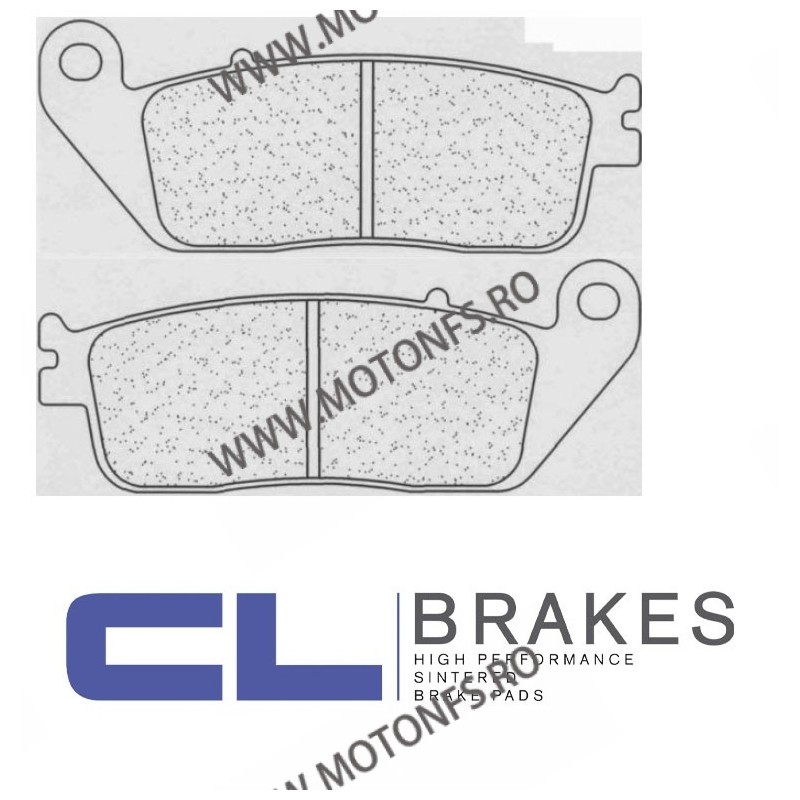 CL BRAKES Placute de frana 2313 RX3 / 102x40x9,8 mm (W x H x T) 200.2313.RX / 570-630 CL BRAKES Placute Frana CL BRAKES 160,0...