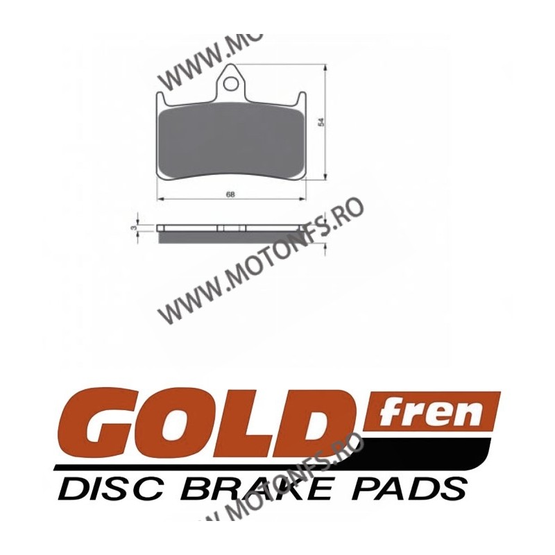 GOLDFREN Placute de frana fata 069 S3 797.S0.69 / 575-622 GOLDFREN Placute Frana GOLDFREN 118,00 lei 106,20 lei 99,16 lei 89,...