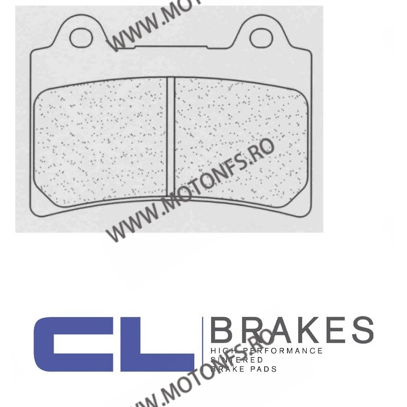 CL BRAKES Placute de frana fata 2305 XBK5 / 74,9x54x10 mm (W x H x T) 200.2305.SB / 575-613 / 570-590 CL BRAKES Placute Frana...
