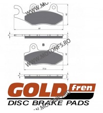 GOLDFREN Placute de frana fata 002 AD 797.A0.02 / 550-611 GOLDFREN Placute Frana GOLDFREN 99,00 lei 89,10 lei 83,19 lei 74,87...