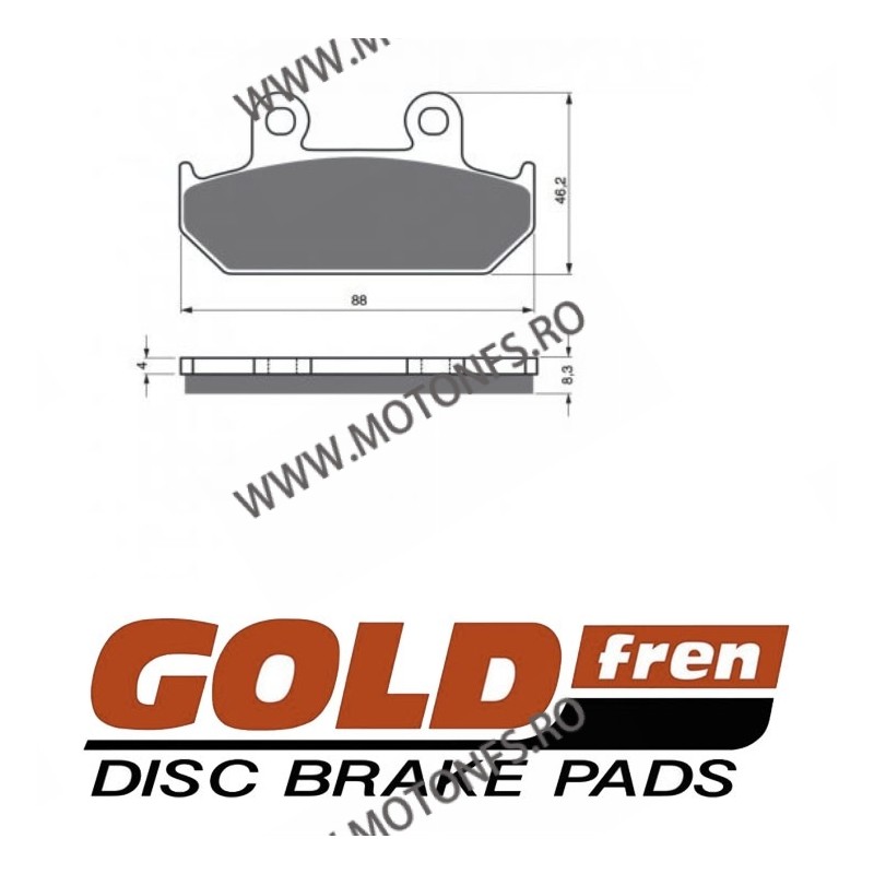 GOLDFREN Placute de frana fata 051 AD 797.A0.51 / 570-600 GOLDFREN Placute Frana GOLDFREN 99,00 lei 89,10 lei 83,19 lei 74,87...