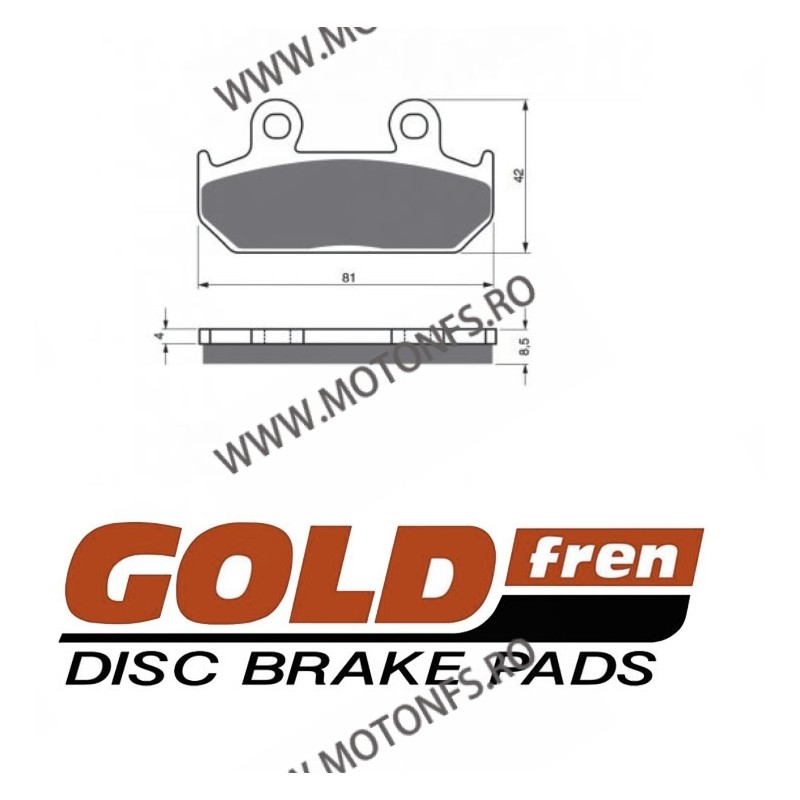 GOLDFREN Placute de frana fata 025 S3 797.S0.25 / 570-593 GOLDFREN Placute Frana GOLDFREN 118,00 lei 106,20 lei 99,16 lei 89,...