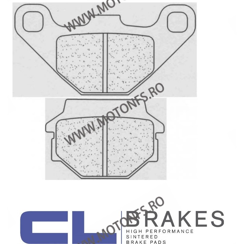 CL BRAKES Placute de frana 2306 S4 / 85x42,5x8 mm / 56x37,1x10 mm (W x H x T) 200.2306.S4 / 570-586 CL BRAKES Placute Frana C...