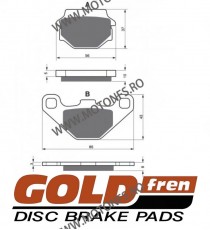 GOLDFREN Placute de frana 005 AD 797.A0.05 / 570-586 j2 GOLDFREN Placute Frana GOLDFREN 99,00 lei 89,10 lei 83,19 lei 74,87 l...